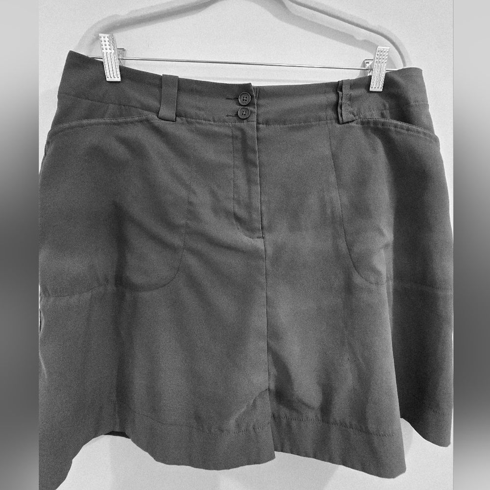 Women's Nike Golf Dri-fit Gray Skort Size 12